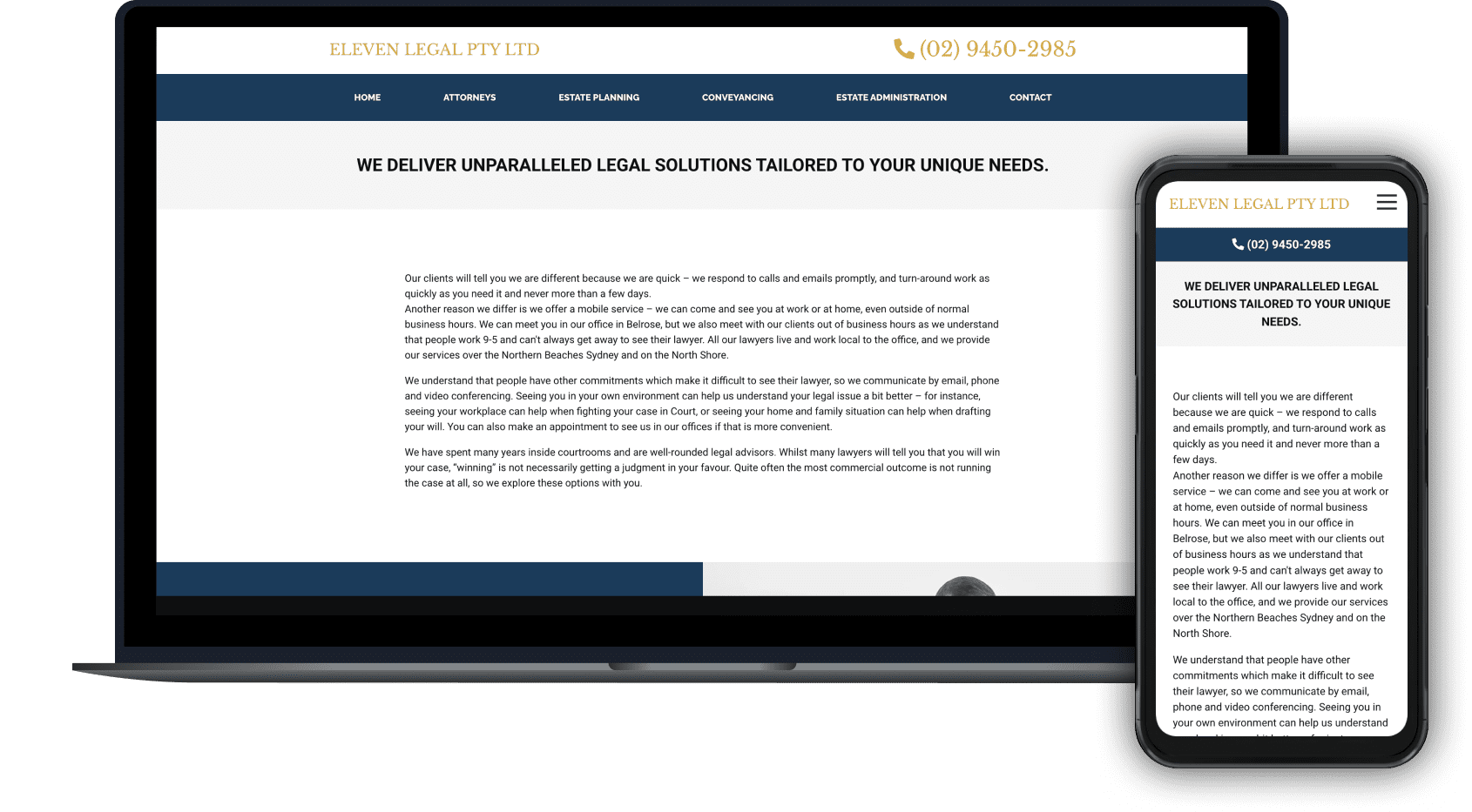 Eleven Legal Pty Ltd’s practice area page on conveyancing in New South Wales 