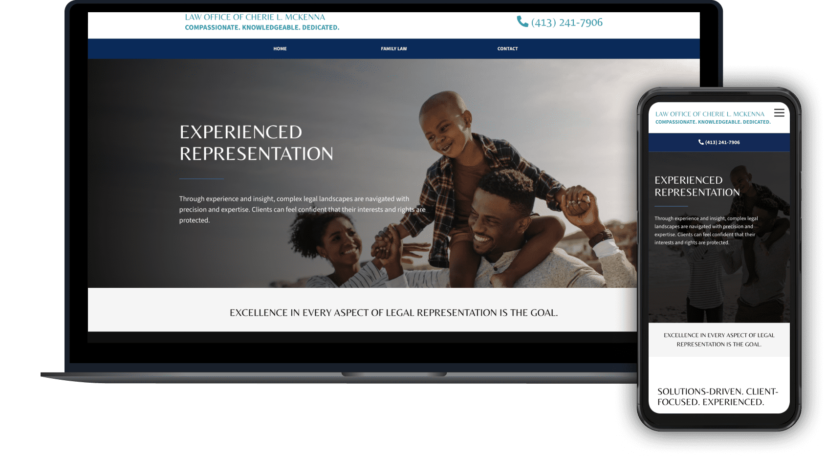 Law firm website for Law and Mediation Office of Cherie L. McKenna in Springfield Massachusetts