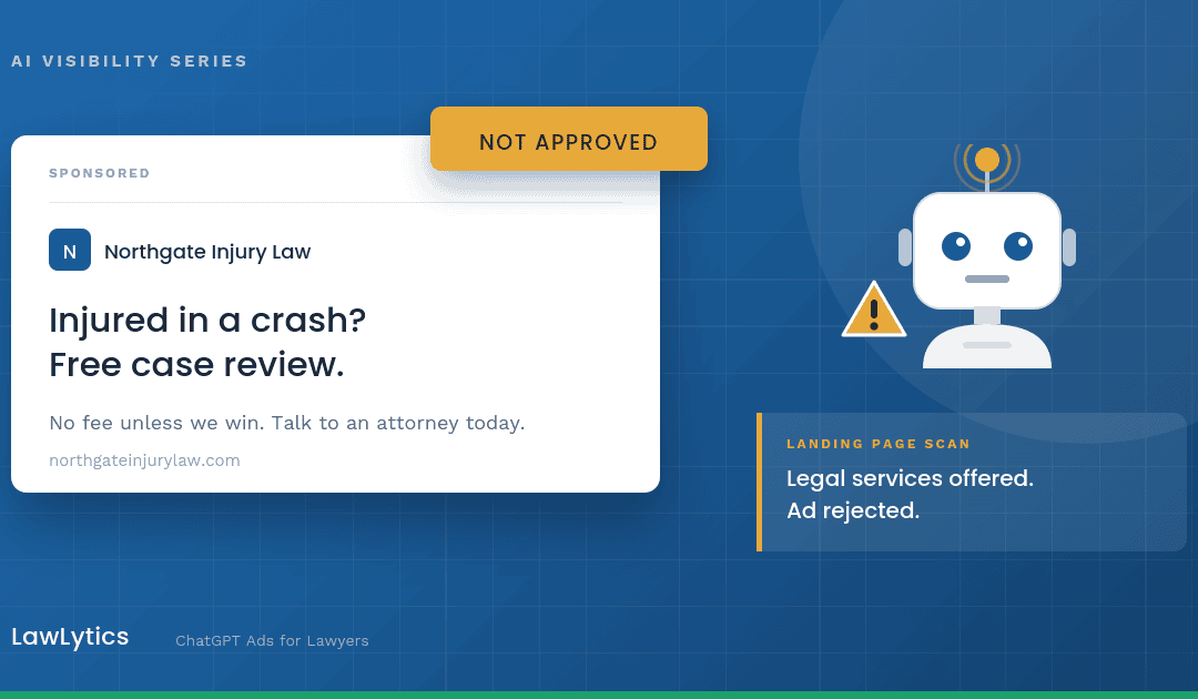 ChatGPT Ads for Law Firms: What’s Allowed, What Isn’t, and What Works Better